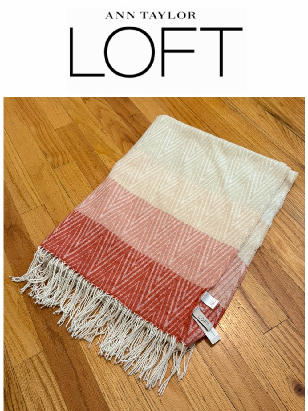 EUC Ann Taylor LOFT Blanket Scarf